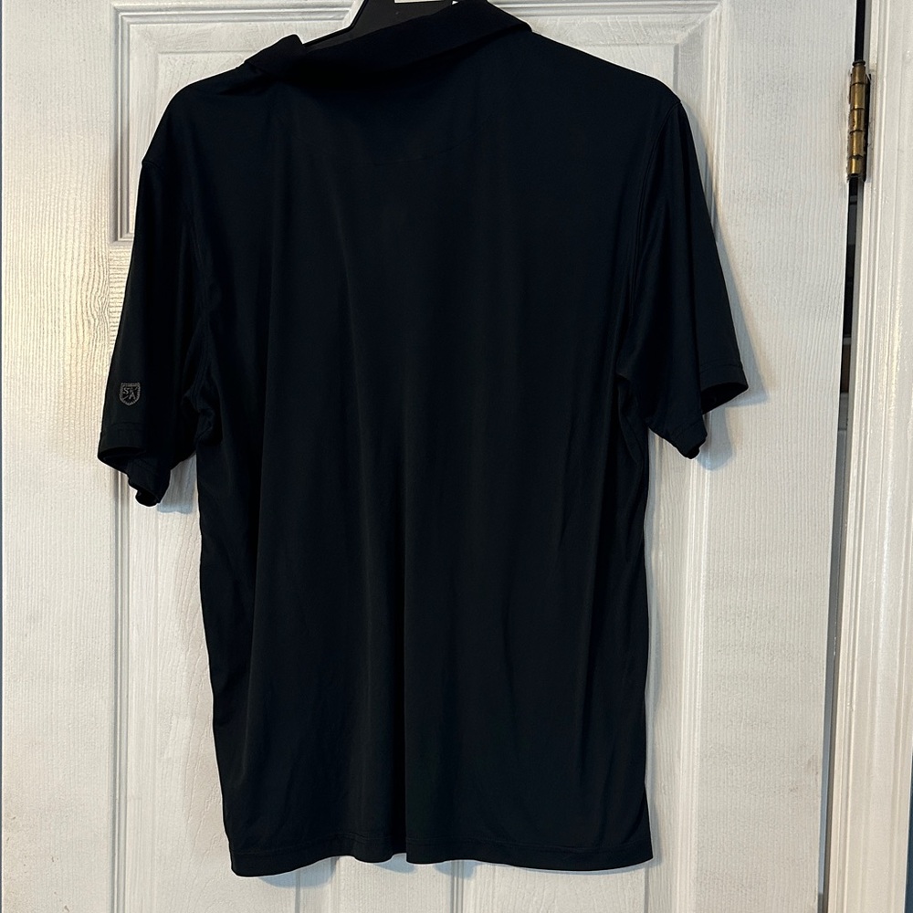 Men's Classic Black Polo Shirt - Picture 4 of 4